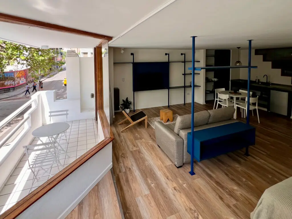 Piso 1 - Laprida Once - Balcon Living Cocina