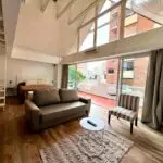Piso 4 - Laprida Once - Living cama balcon escalera