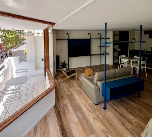 Piso 1 - Laprida Once - Balcon Living Cocina